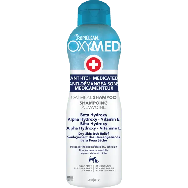 Tropiclean Oxymed Anti-Itch Medicated Oatmeal Shampoo 1