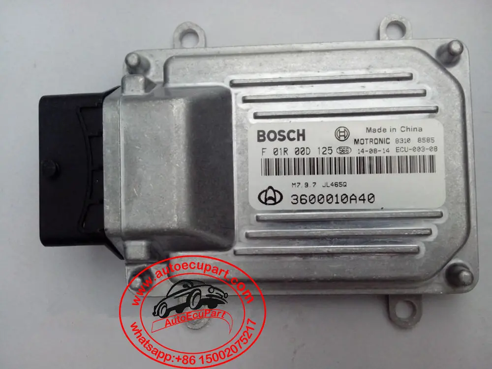 New Bosch Engine Computer F01r00d125 3600010A40 Ecu  M7 For Changan 1