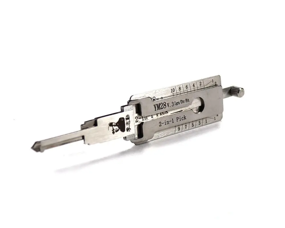 Original Lishi Ym28 2In1 Pick  Decoder For Vauxhall  Opel-- Ignition / Door / Trunk 1