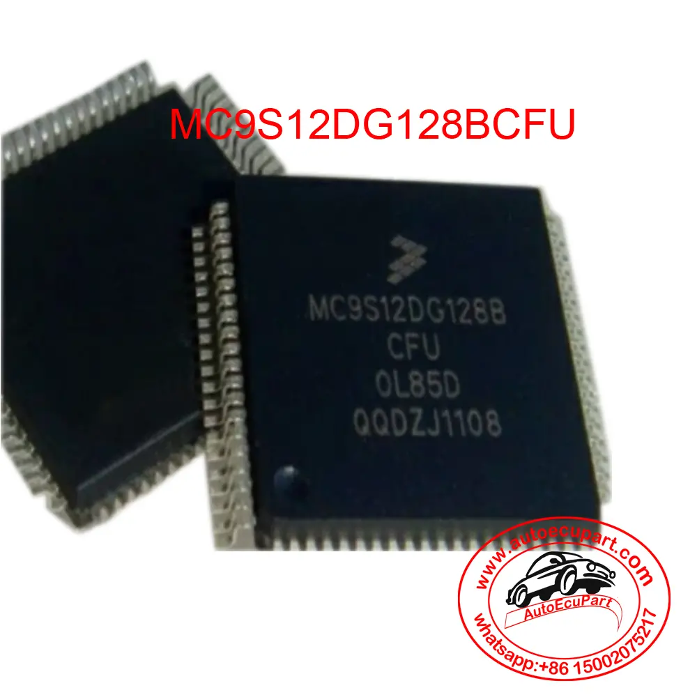 5Pcs Mc9s12dg128bcfu Automotive Eis Ezs Keys Mcu Microcontroller Ic Cpu 1