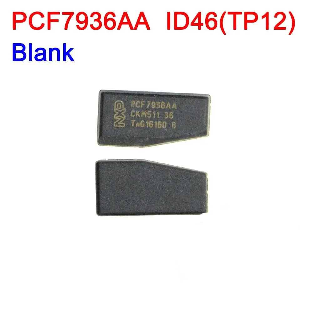 10Pcs Virgin Philips 46 Id46 (Pcf7936 Pcf7936aa Pcf7936as) For Honda / Nissan / Hyundai / Kia Tp12 Transponder Chip 1