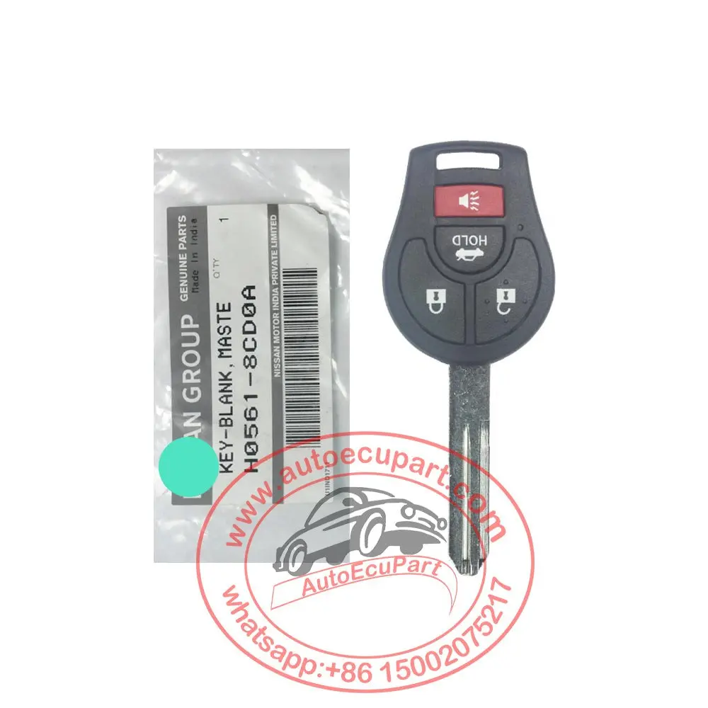 Nissan Sunny 2018 Genuine Remote Key 4 Buttons 433Mhz H0561 8Cd0a 1