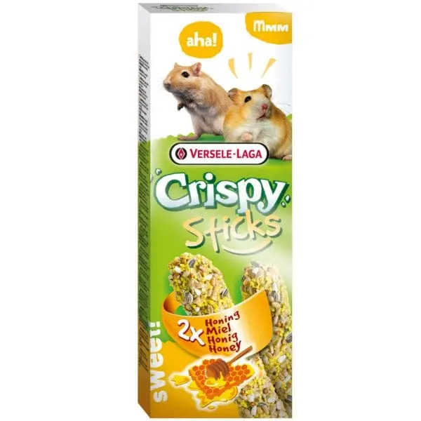 Versele-Laga Crispy Sticks Hamsters-Gerbils Honey Flavour 1