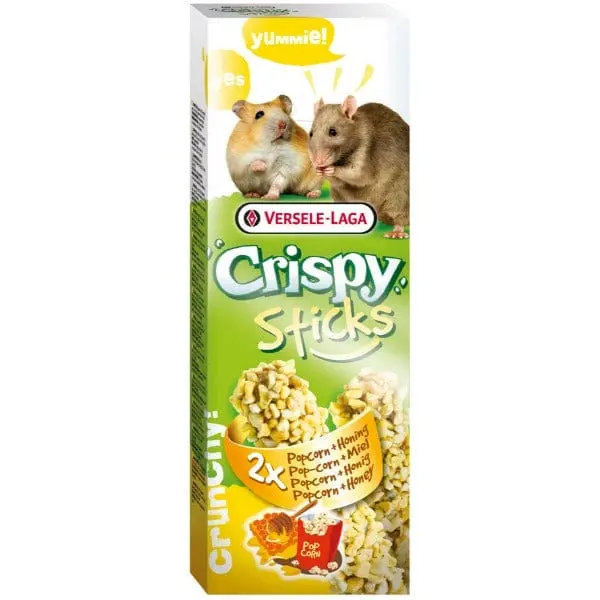 Versele-Laga Crispy Sticks Hamsters-Rats Popcorn & Honey Flavour 1