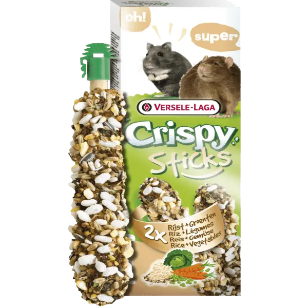 Versele-Laga Crispy Sticks Hamsters-Rats Rice & Vegetables Flavour 2