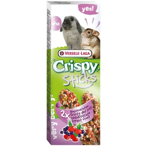 Versele-Laga Crispy Sticks Rabbits-Chinchillas Forest Fruit Flavour 1