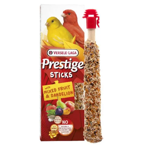Versele-Laga Prestige Sticks Canaries With Mixed Fruit & Dandelion 1