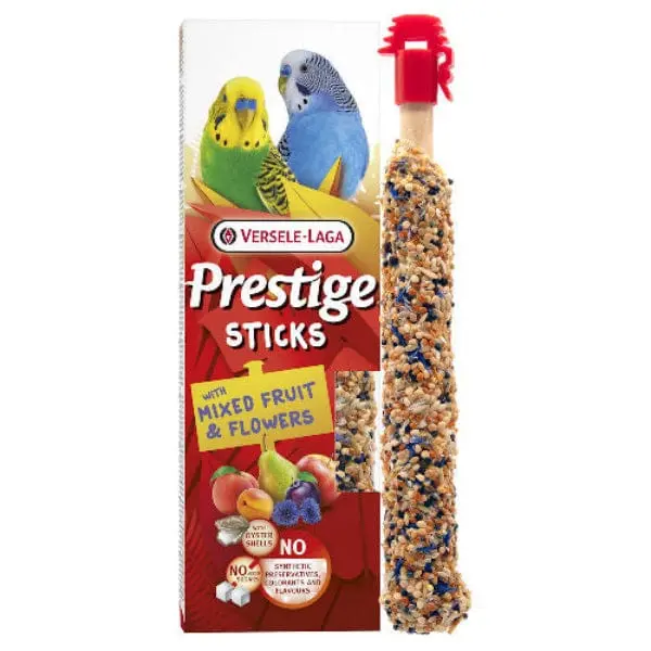 Versele-Laga Prestige Sticks Parakeets With Mixed Fruit & Flowers 1