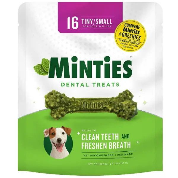 Minties Tiny/Small Dental Bones For Dogs 1