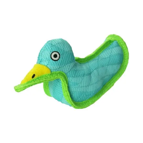 Tuffy Duraforce Blue Duck Plush Dog Toy 1