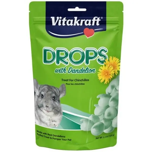 Vitakraft Dandelion Drops Chinchilla Treat 1