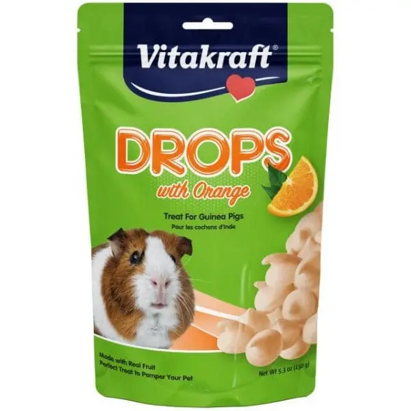 Vitakraft Orange Drops Guinea Pig Treats 1