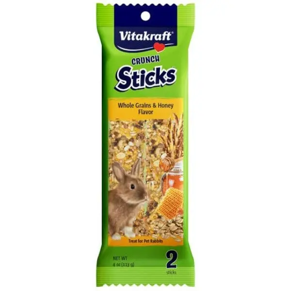 Vitakraft Whole Grains & Honey Crunch Sticks For Rabbits 1