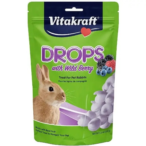 Vitakraft Wild Berry Drops Rabbit Treats 1