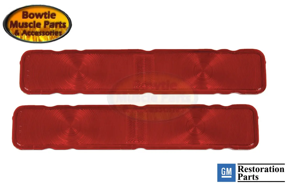 1967 67 Camaro Rs Rallysport Tail Light Lens - Pair 1