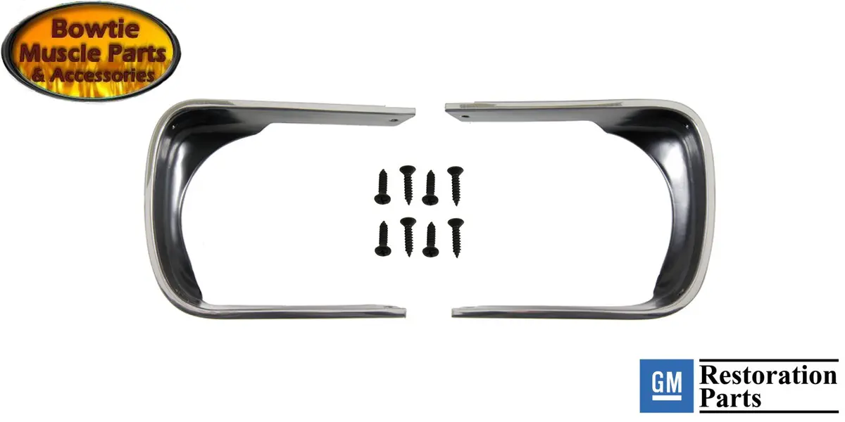 1967 1968 Camaro Rs Rallysport Headlight Bezels 1