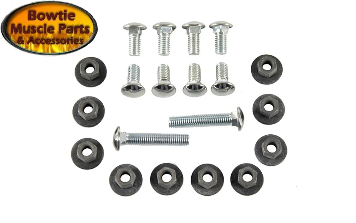 68 69 Camaro Bumper Bolt And Nut Set Correct Complete 20 Pc Kit 1