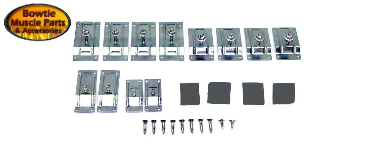 1967 67 Camaro Rs Rallysport Lower Rocker Molding Mount Mounting Set Kit 1