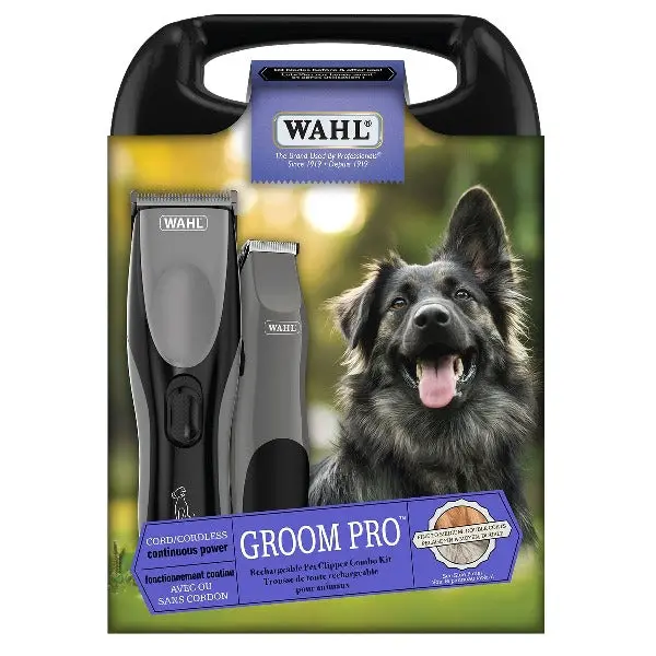 Wahl Groom Pro Rechargeable Pet Clipper Combo Kit 1