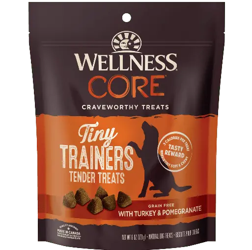 Wellness Core Tiny Trainers Tender Treats Turkey & Pomegranate Dog Treats 1
