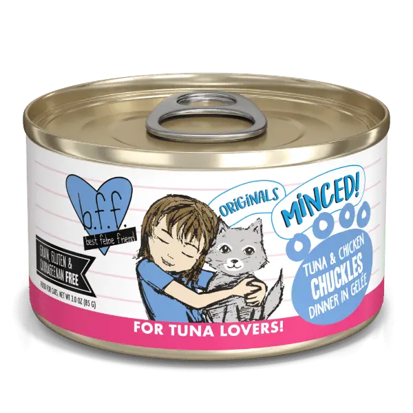 B.F.F. Tuna & Chicken Chuckles Canned Cat Food 1