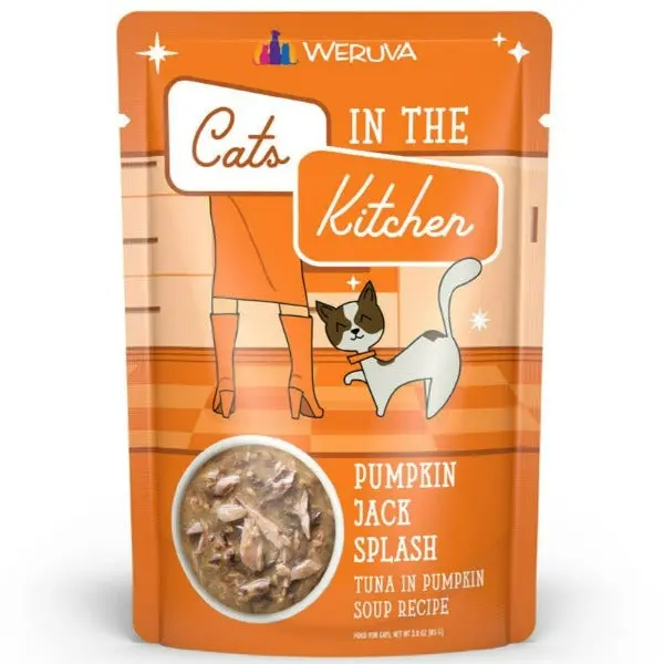Cats In The Kitchen Pumpkin Jack Splash Pouch Cat Food 1