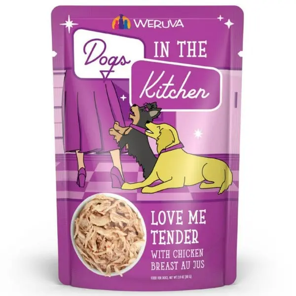 Dogs In The Kitchen Love Me Tender Pouch Dog Food 1