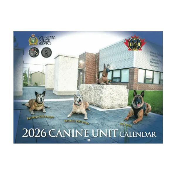 Winnipeg Police Service Canine Unit Calendar Or Coins 1