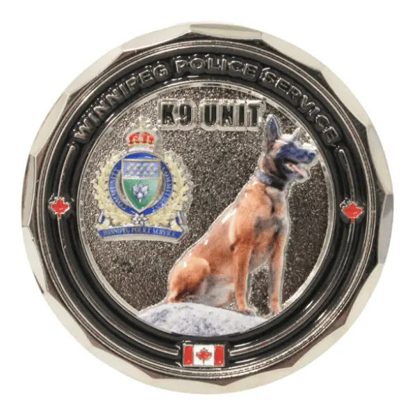 Winnipeg Police Service Canine Unit Calendar Or Coins 3