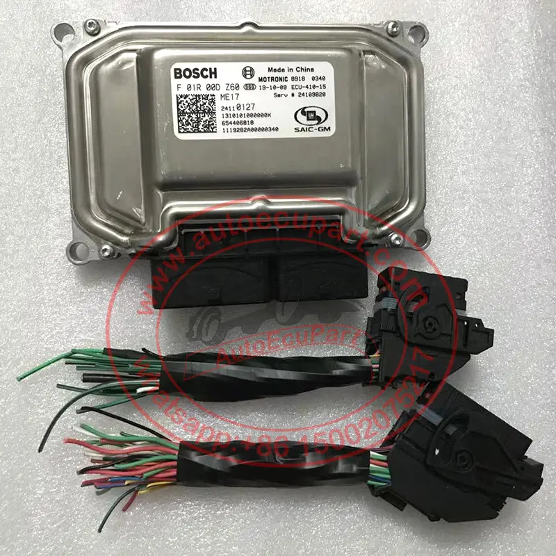 With Harness Connector Set New Bosch Ecu Me17 F01r00dz60 24109820 (Compatible #F01r00dgz3 ) For Gm Chevrolet Sail 3 1
