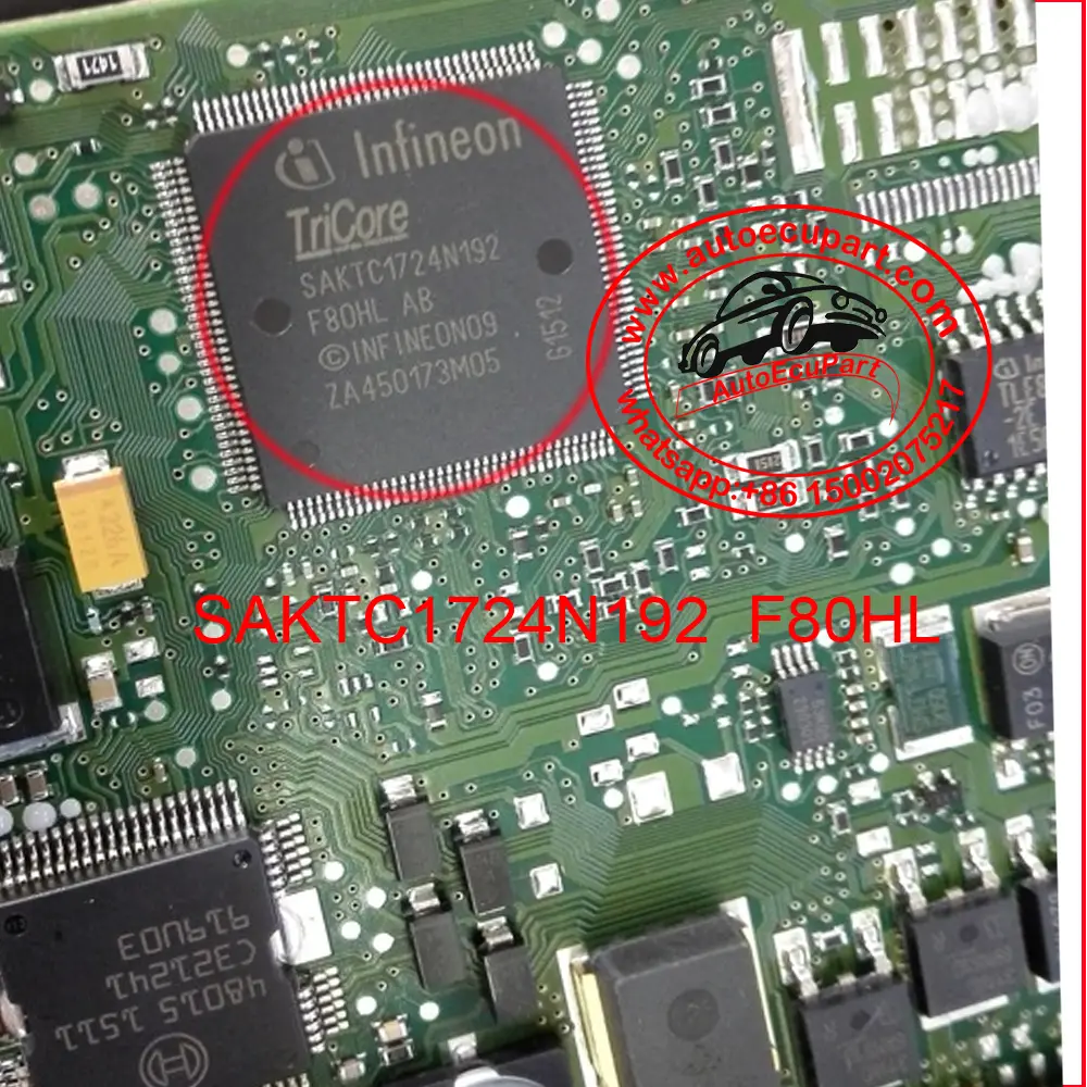 2Pcs Infineon Saktc1724n192 Automotive Microcontroller Ic Cpu 1