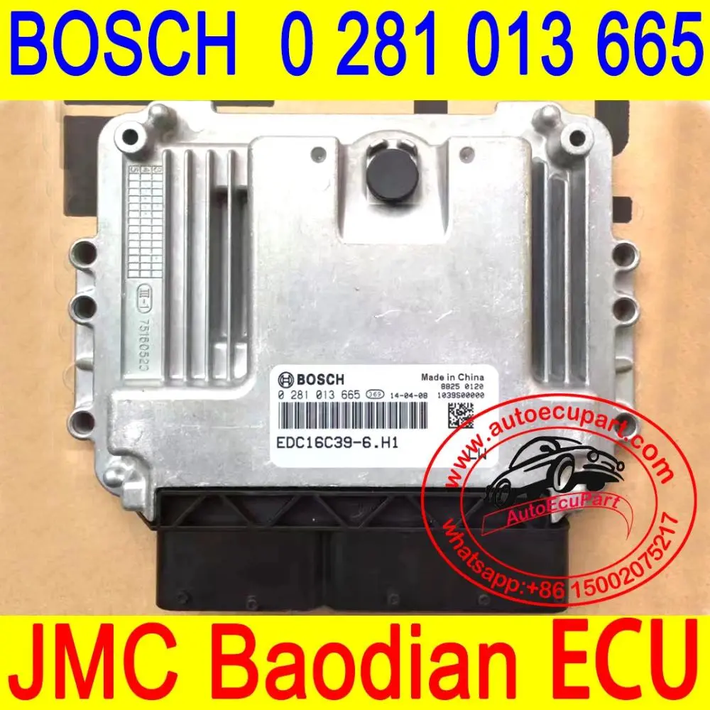 Bosch Ecu For Jiangling Jmc Baodian 0281013665/Edc16c39 1