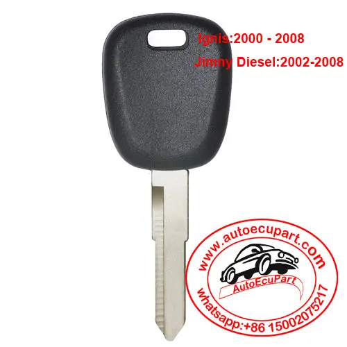 Replacement Transponder Key With 4D65 Chip For Suzuki Ignis Jimny Diesel Uncut 1