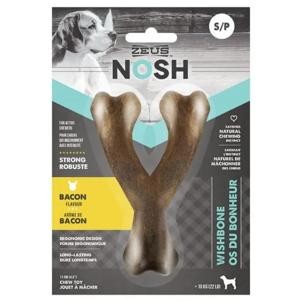 Zeus Nosh Strong Wishbone For Dogs - Bacon 1