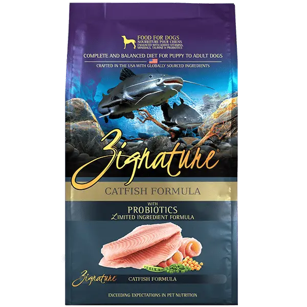Zignature Limited Ingredient Catfish Formula Dry Dog Food, 4Lb 1