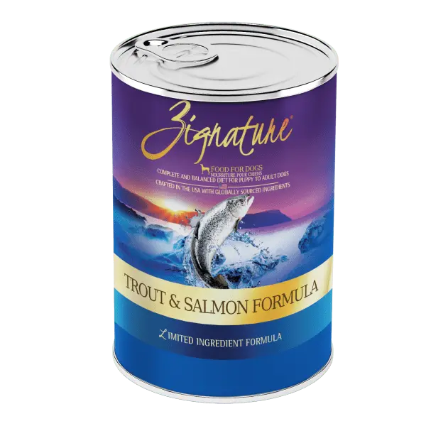 Zignature Limited Ingredient Trout & Salmon Formula Wet Dog Food 1