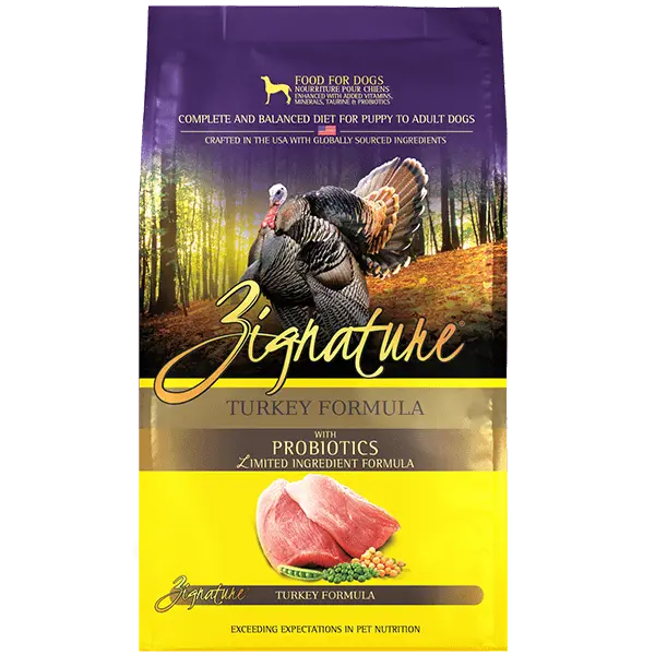 Zignature Limited Ingredient Turkey Formula Dry Dog Food, 4Lb 1