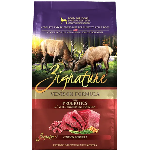 Zignature Limited Ingredient Venison Formula Dry Dog Food, 4Lb 1