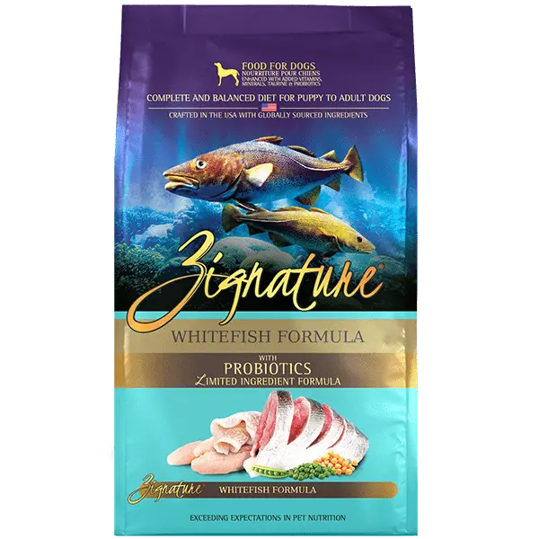 Zignature Limited Ingredient Whitefish Formula Dry Dog Food, 4Lb 1