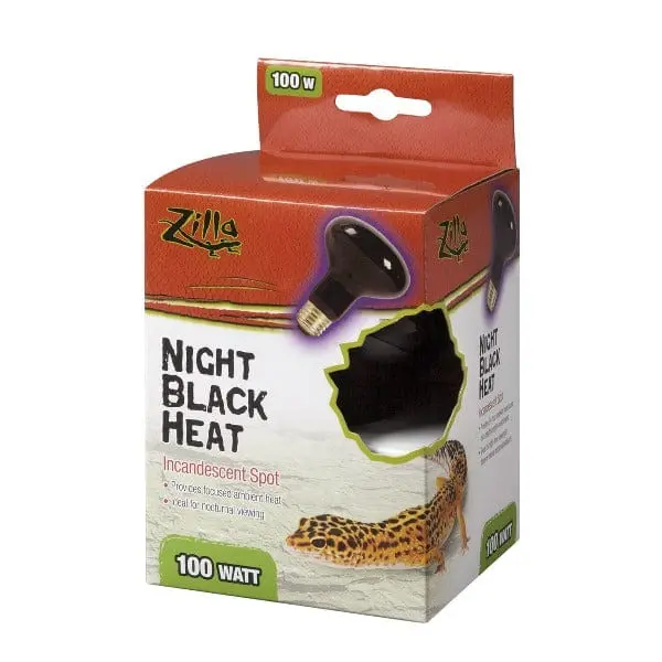 Zilla Incandescent Spot Bulbs; Night Black 1