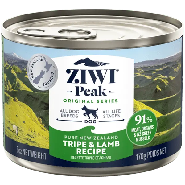 Ziwi Peak Original Series Tripe & Lamb Recipe Canned Dog Food, 6Oz 1