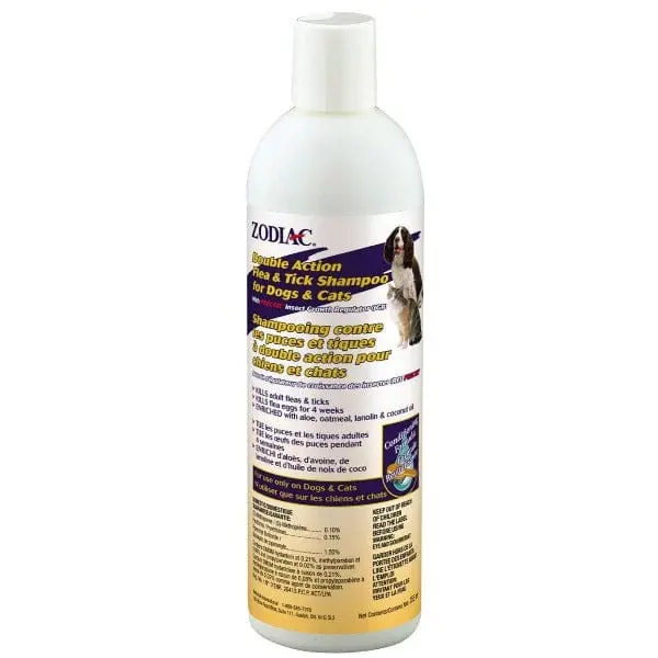 Zodiac Double Action Flea & Tick Shampoo For Dogs And Cats 1