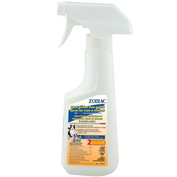 Zodiac Dual Action Flea & Tick Spray For Cats And Kittens 1