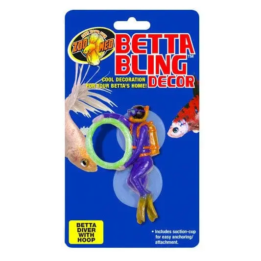 Zoo Med Betta Bling Diver With Hoop 1