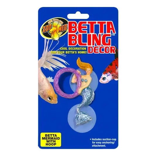 Zoo Med Betta Bling Mermaid With Hoop 1