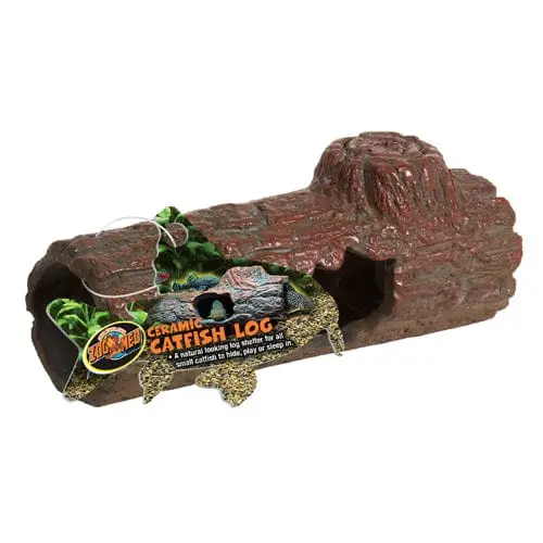 Zoo Med Ceramic Catfish Log 1