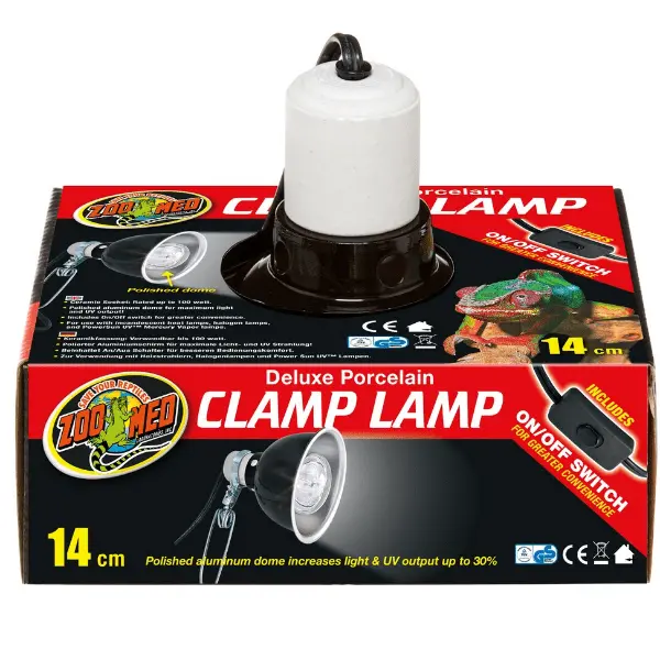 Zoo Med Deluxe Porcelain Clamp Lamp 1