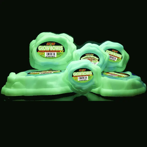 Zoo Med Glow-Bowls; Glow-In-The-Dark Combo Bowls 1