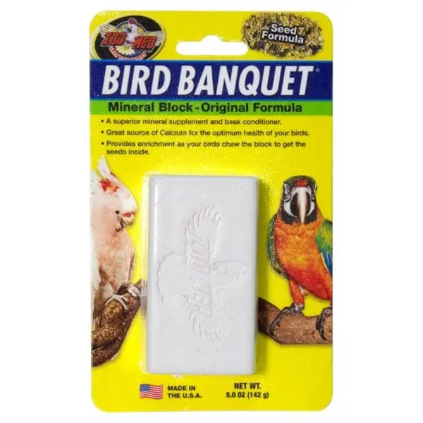 Zoo Med Original Formula Bird Banquet Mineral Block 1