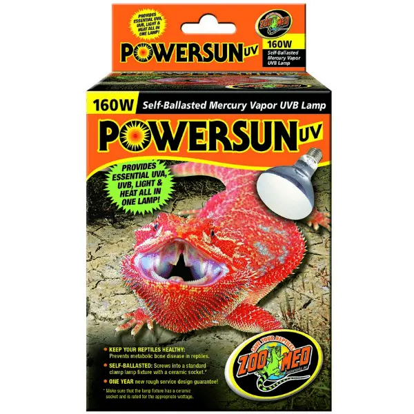 Zoo Med Powersun Uv; 160W 1